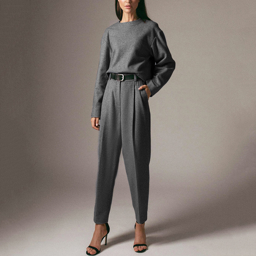 Monochrome Pants Set