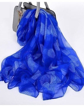 Multi-Color Silk Neck Scarf
