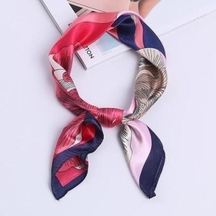 Silk Square Neck Scarf
