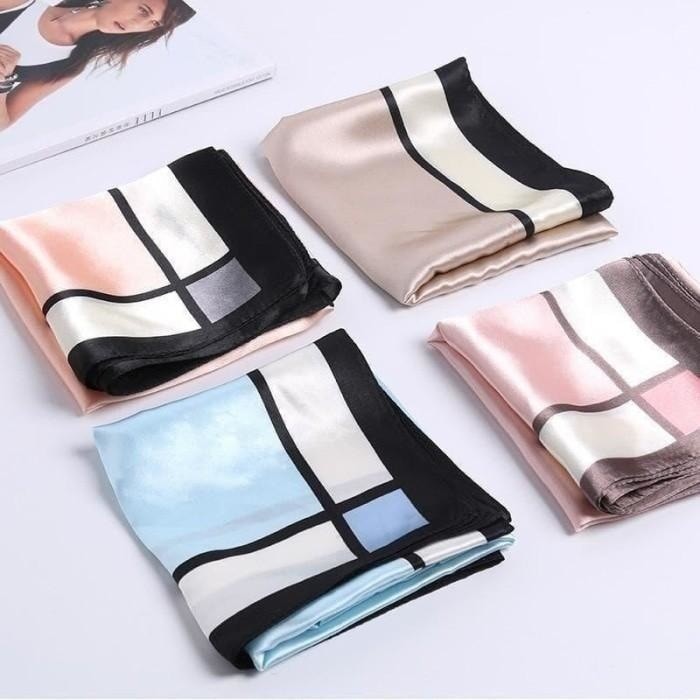 Silk Square Neck Scarf
