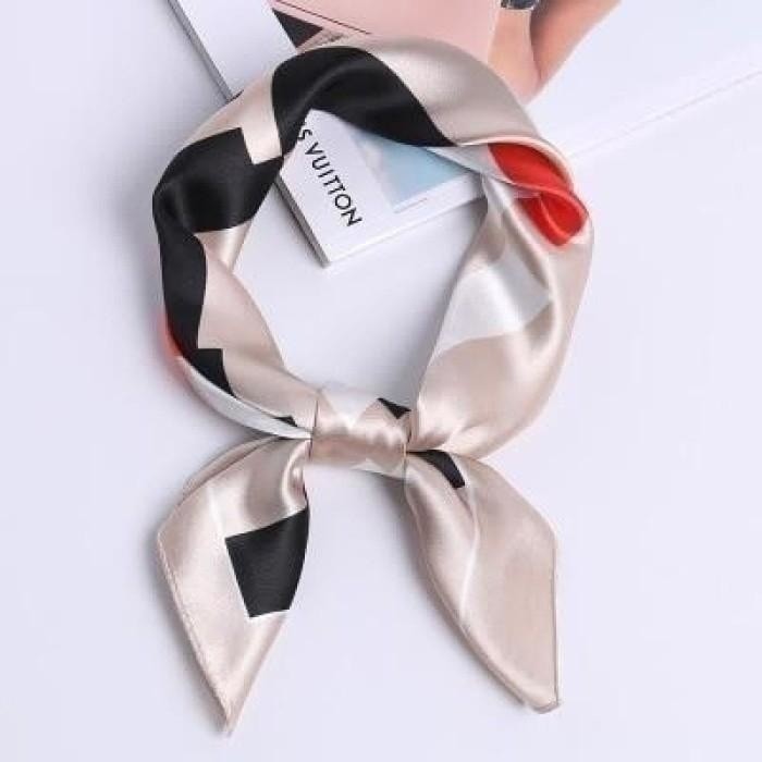 Silk Square Neck Scarf