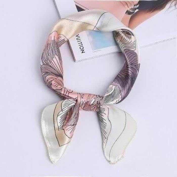 Silk Square Neck Scarf