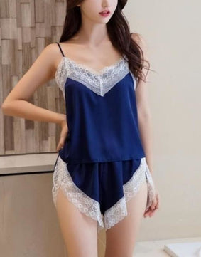 Silk Sleepwear Short Set