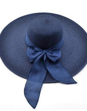 Solid Summer Bow Hat