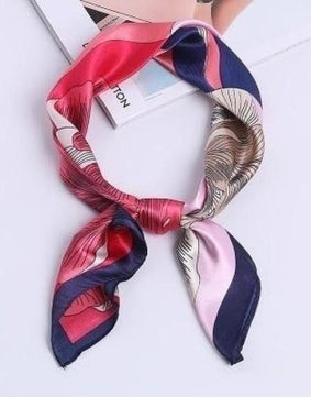 Silk Square Neck Scarf