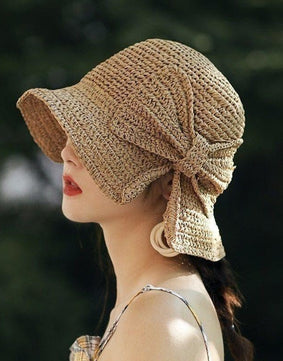 Wooven Straw Dome Hat